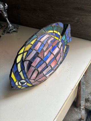 Lámpara Tiffany Vidriera enplomada