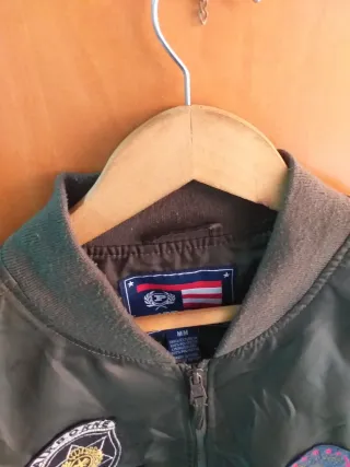 Chaqueta Estilo Militar Verde