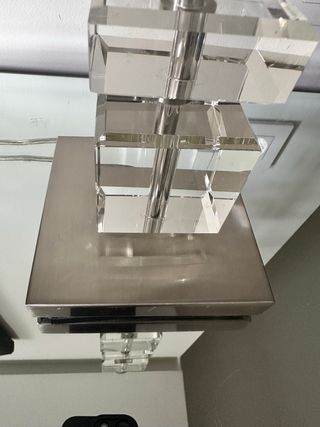 2 Lámparas Cristal Zara Home