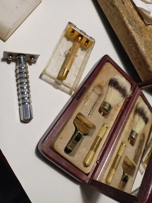 3 Máquinas de Afeitar Antiguas Colección