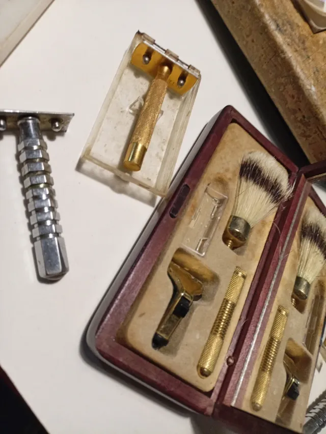 3 Máquinas de Afeitar Antiguas Colección