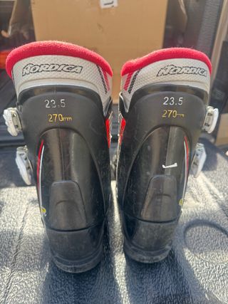 Botas de esquí infantil Nordica 23.5 y 270 mm