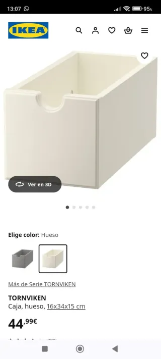 Módulos Cajones/Estantes IKEA Blancos