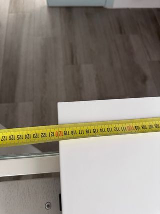 Mesa extensible comedor blanca