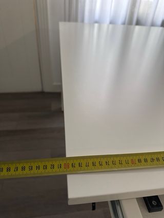 Mesa extensible comedor blanca