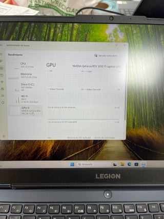 Portátil Gaming Lenovo Legion RTX 3050 Ti