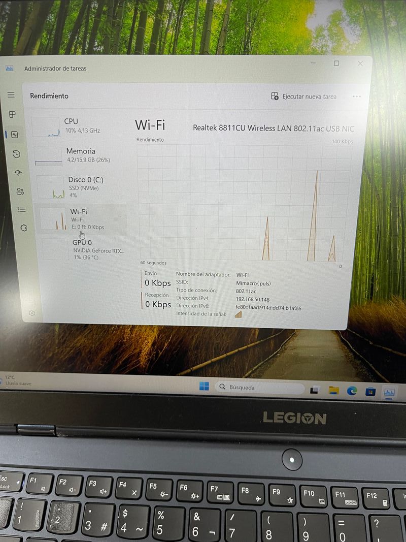 Portátil Gaming Lenovo Legion RTX 3050 Ti afbeelding 4