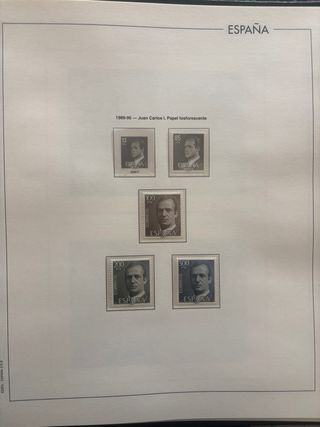 Colección sellos España 1970 -90 Dos tomos