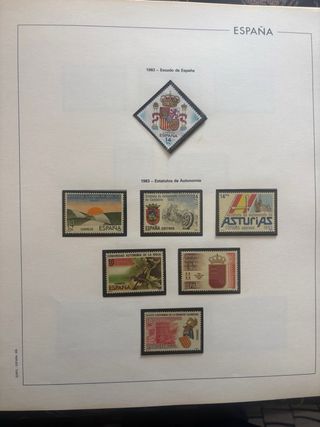 Colección sellos España 1970 -90 Dos tomos