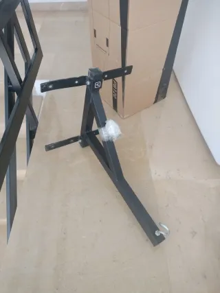 Saco de boxeo y soporte pared