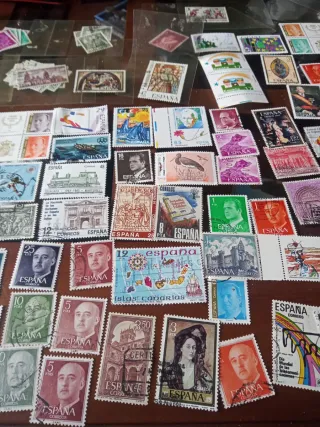 Sellos España Juan Carlos I y Franco y todo tipo