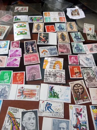 Sellos España Juan Carlos I y Franco y todo tipo