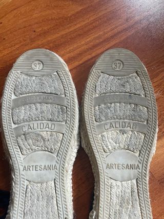Alpargatas hechas a mano