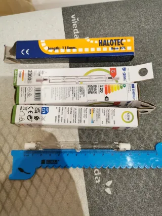 Bombillas Halógena R7s 118mm 120W