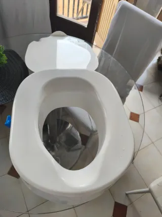 Andador plegable, alzador WC y bastón