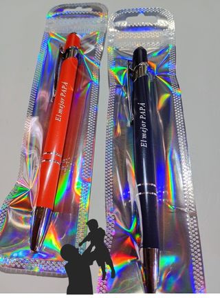 Bolígrafos El Mejor Papá (4 colores)