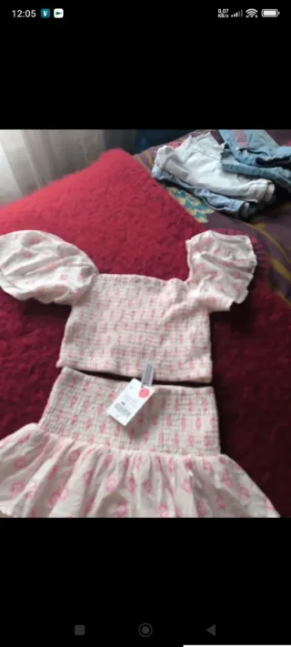 Conjunto falda y top XS/S