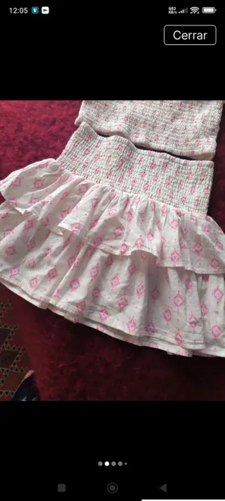 Conjunto falda y top XS/S
