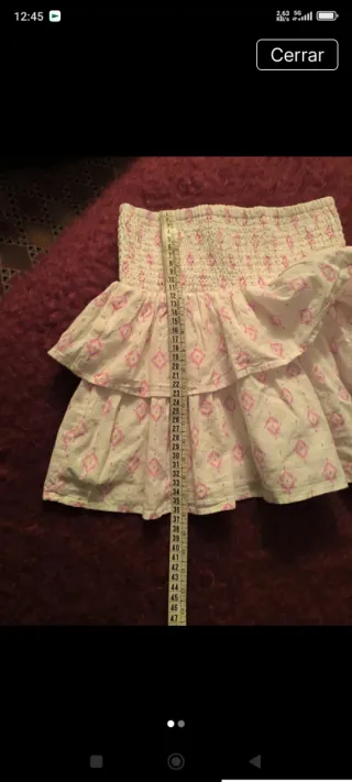 Conjunto falda y top XS/S