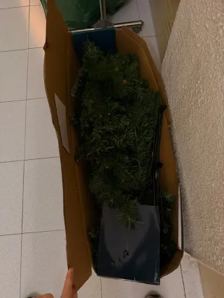 Árbol de Navidad 180 cm + Decoraciones