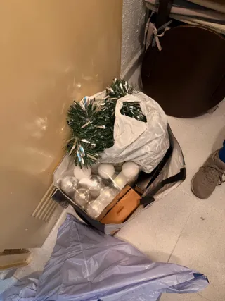 Árbol de Navidad 180 cm + Decoraciones