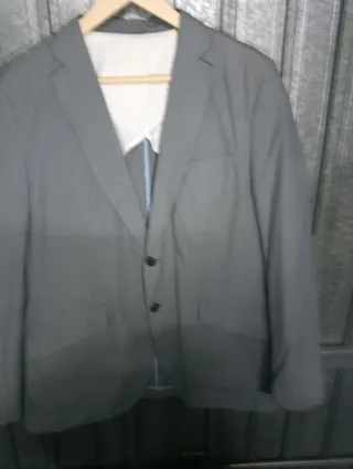 Chaqueta de traje gris hombre sin pantalon