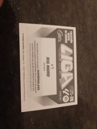 Cromo Real Madrid LaLiga EA Sports 2025-26