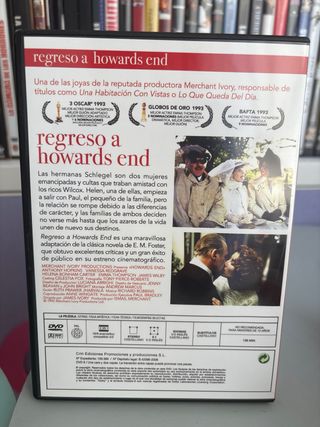 DVD Regreso a Howards End (Drama/Romance)