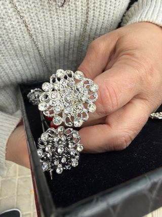 Aderezo Fallera Plata Niña