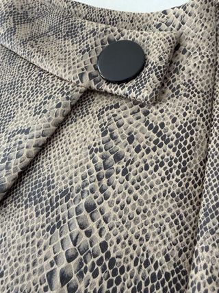 Falda pantalón Zara animal print serpiente