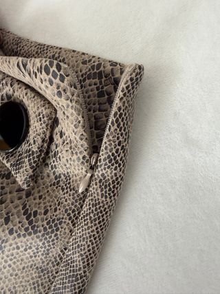 Falda pantalón Zara animal print serpiente