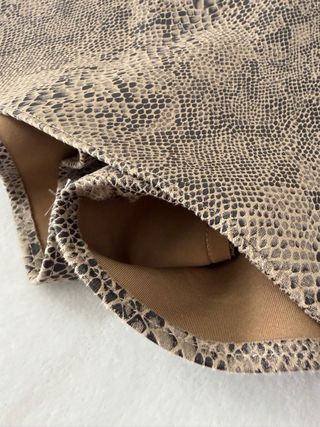 Falda pantalón Zara animal print serpiente