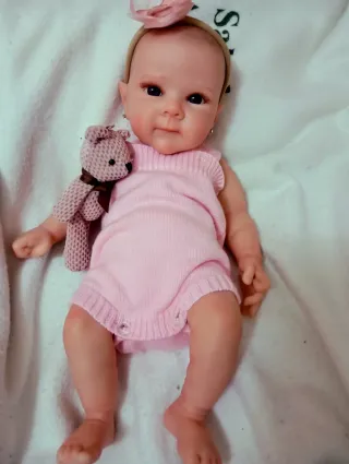 Muñeca Reborn Silicona Bebé