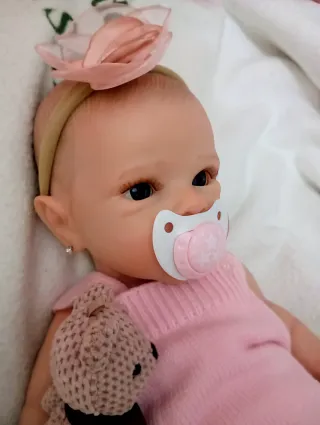 Muñeca Reborn Silicona Bebé