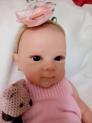 Muñeca Reborn Silicona Bebé