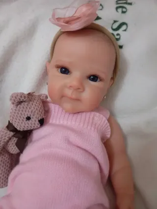 Muñeca Reborn Silicona Bebé