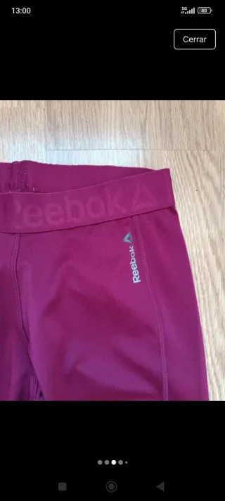Leggings Reebok Morados
