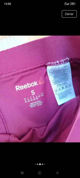Leggings Reebok Morados