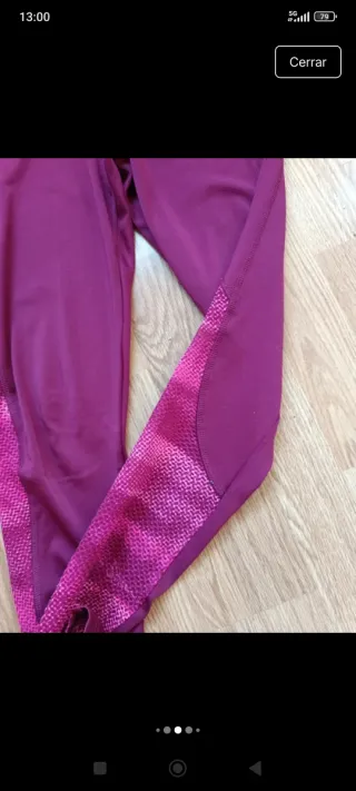 Leggings Reebok Morados