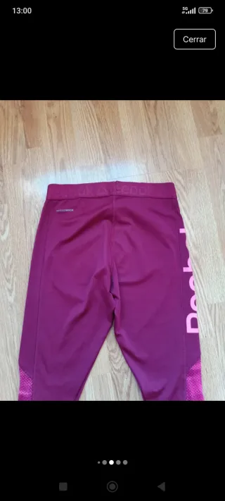 Leggings Reebok Morados