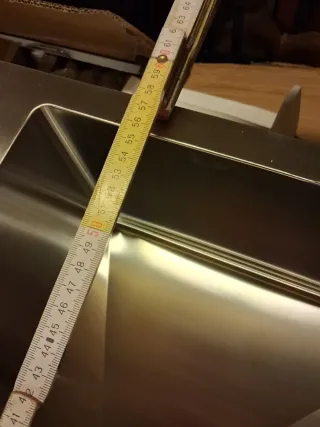 Lavello cucina acciaio inox grigio scuro