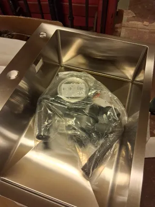 Lavello cucina acciaio inox grigio scuro