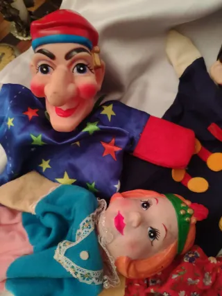 Set marionette/burattini vintage