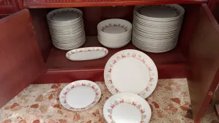 Vajilla Vintage Porcelana Decorada