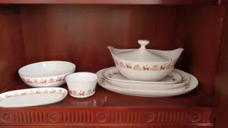 Vajilla Vintage Porcelana Decorada