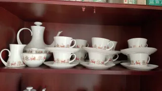 Vajilla Vintage Porcelana Decorada