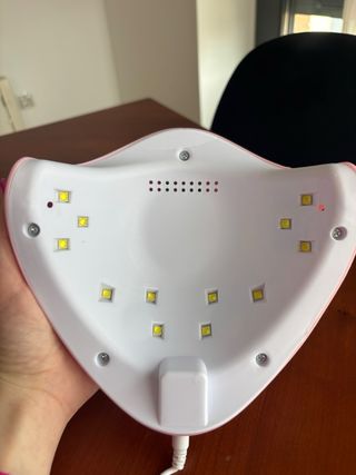Lámpara Uñas LED/UV Rosa 30s/60s/99s