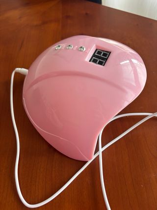 Lámpara Uñas LED/UV Rosa 30s/60s/99s
