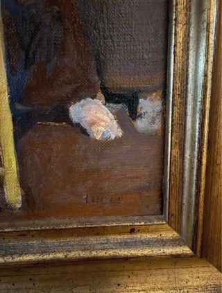 Cuadro original pintor Luque