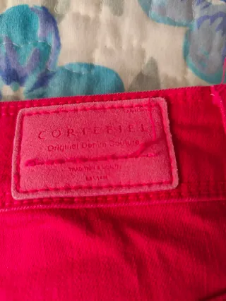 Pantalones cortos mujer rosa fucsia
